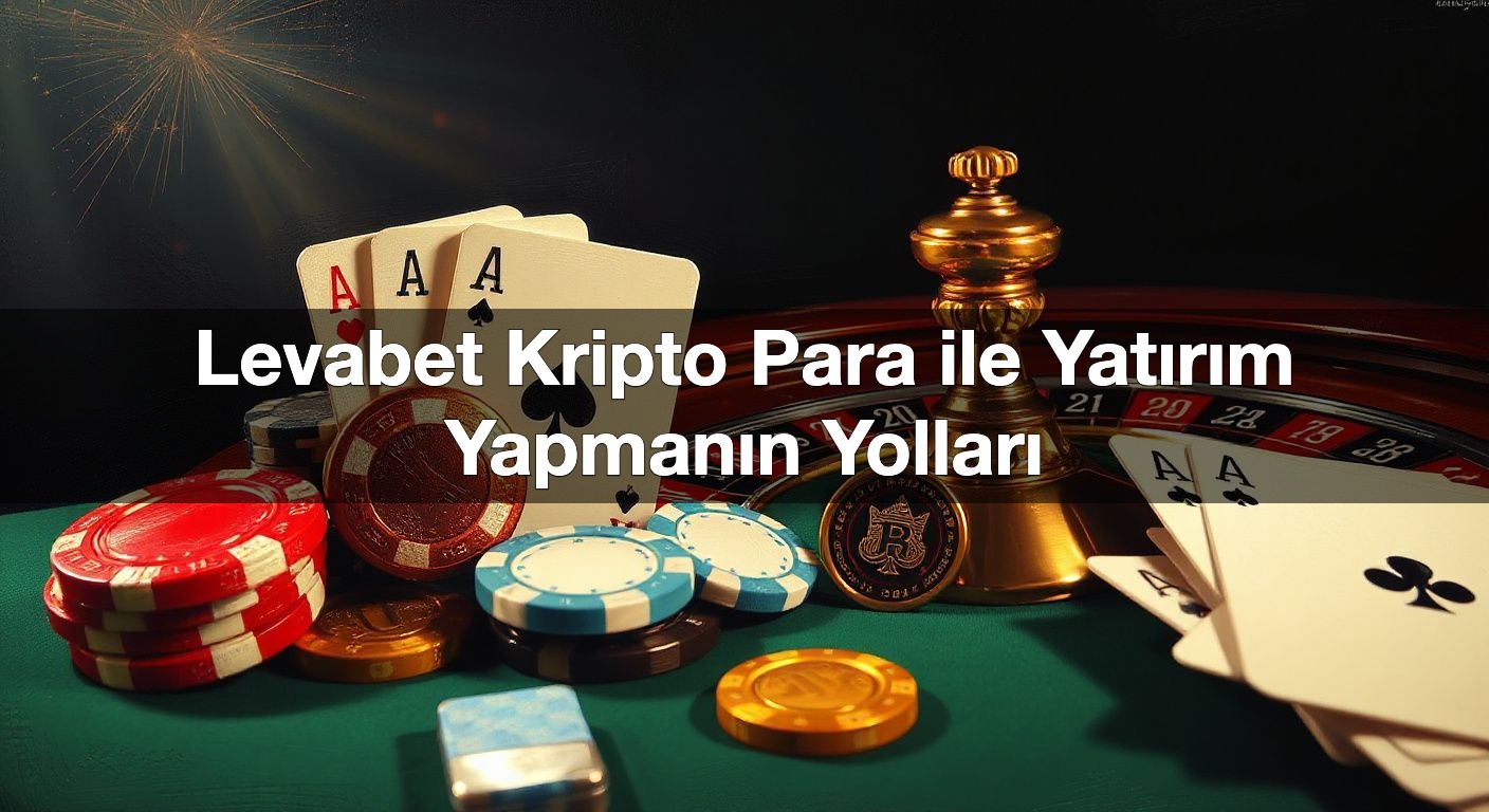 Levabet Kripto Para ile Yatırım Yapmanın Yolları